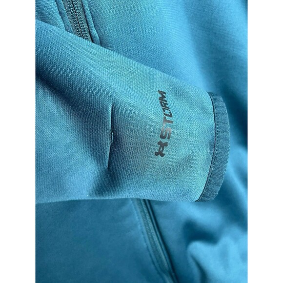 Under Armour UA Storm Essential Swacket Jacket Hoodie Fleece Full Zip Blue M - Picture 6 of 16